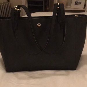Lightly Used Authentic Tory Burch Black Tote